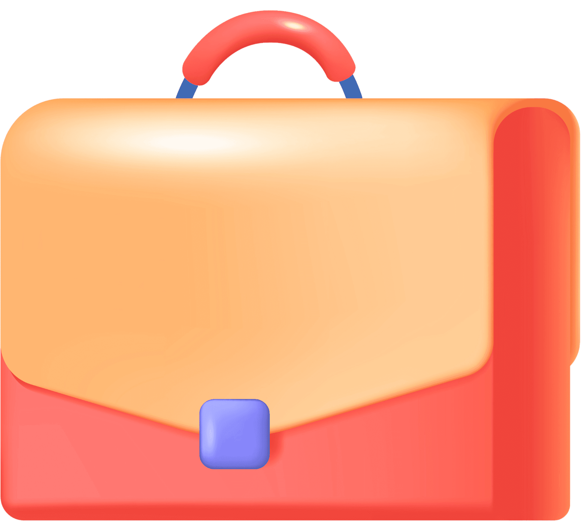 Briefcase 3D icon
