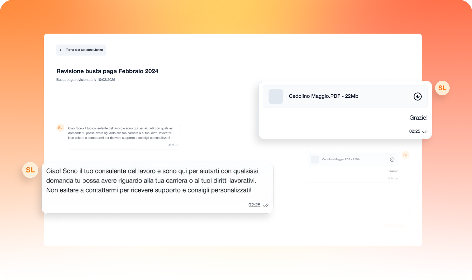 Ricevi una consulenza personalizzata
